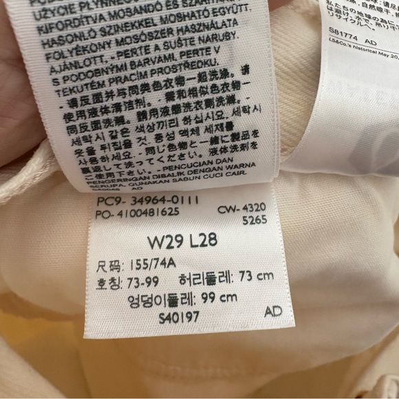 Levi's Women's Wedgie Straight Fit Denim In the Peach Jeans Sz 29 Tie-Dye - Picture 11 of 11